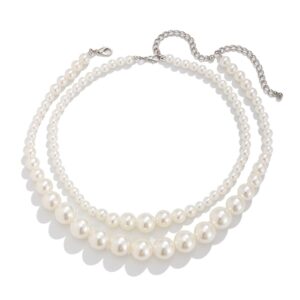 Choker Pearl Necklace for Women and Girls